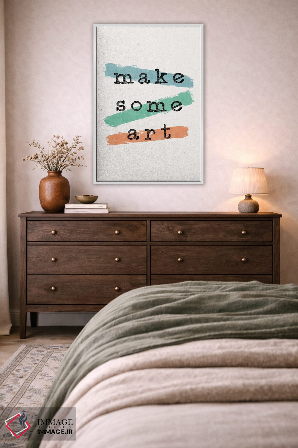 تابلو مینیمال کمی هنر خلق کن اثر اورارا استودیو - D2W