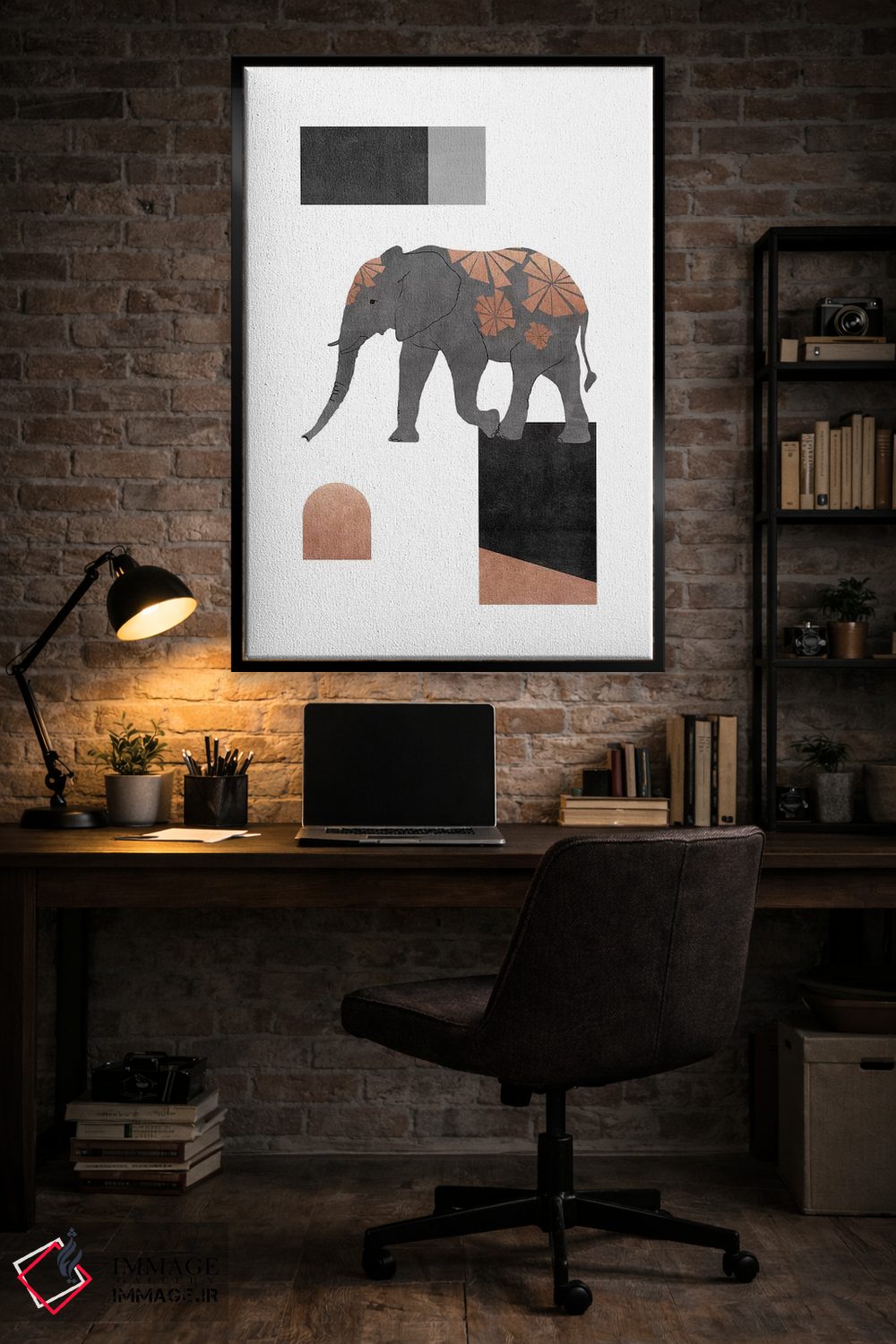 تابلو دکوراتیو فسیفه فیل ۲ اثر اورارا استودیو - D6B