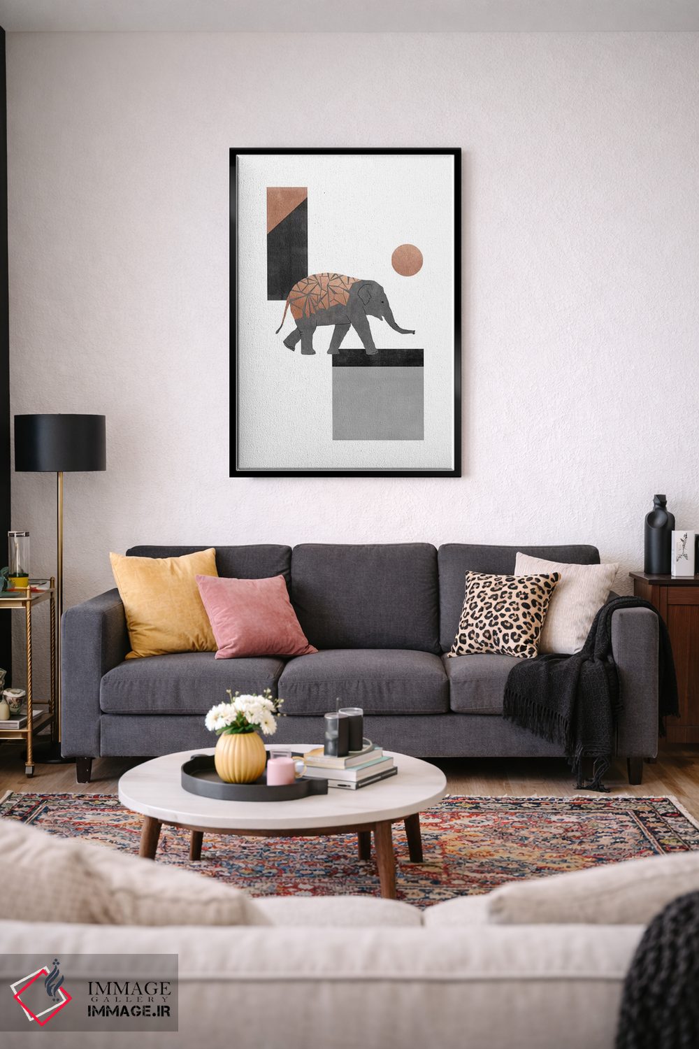 تابلو دکوراتیو فسیفه فیل ۱ اثر اورارا استودیو - D5B