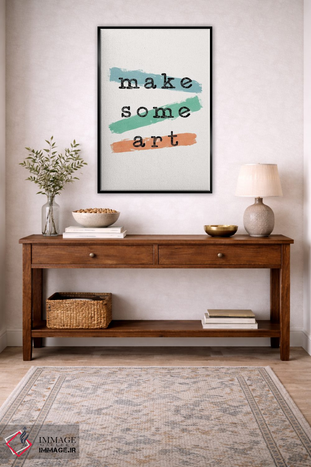 تابلو مینیمال کمی هنر خلق کن اثر اورارا استودیو - D5B