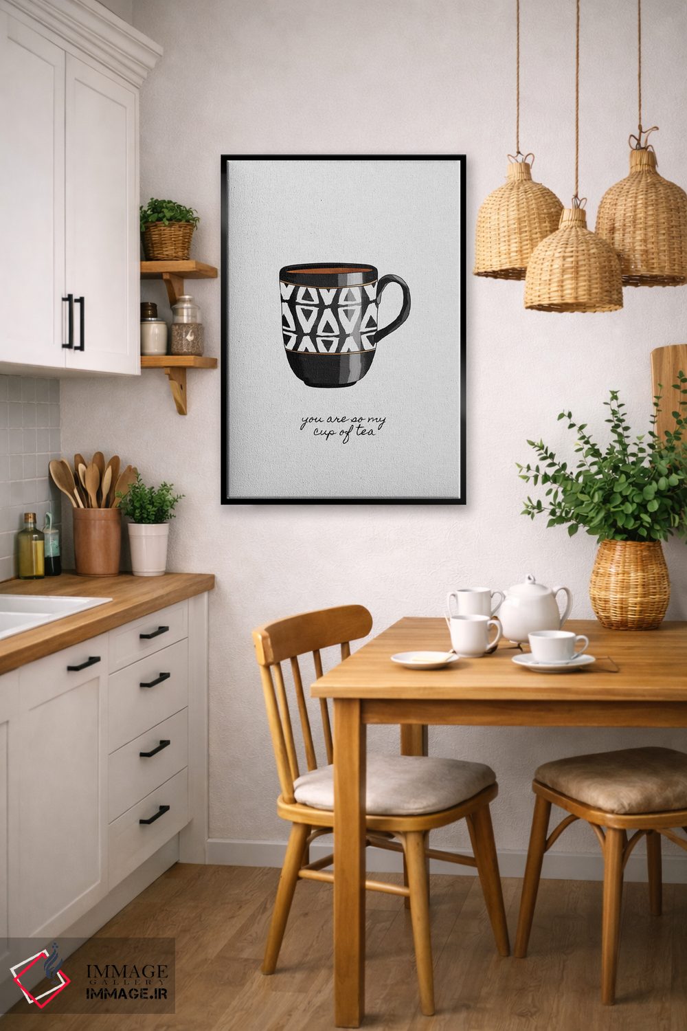 تابلو مینیمال کاملا سلیقه ام هستی اثر اورارا استودیو - D5B