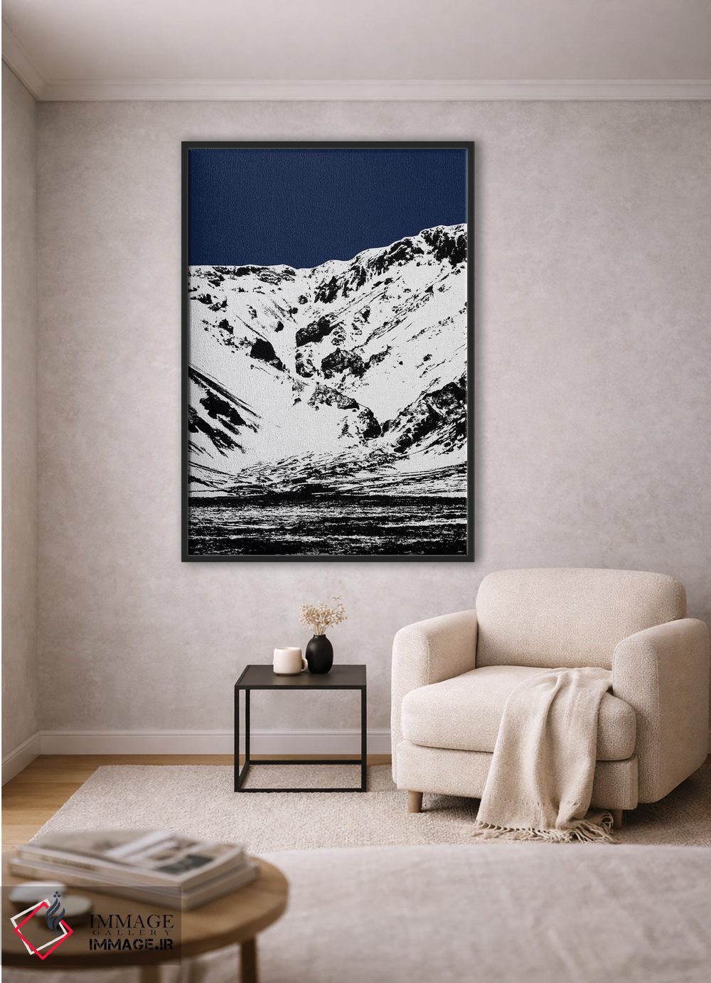 تابلو مدرن کوه آبی ۲ اثر اورارا استودیو - D2B