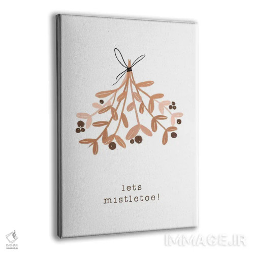 تابلو مینیمال بیایید زیر گیاه عشاق باشیم اثر اورارا استودیو - نمای پرسپکتیو محصول