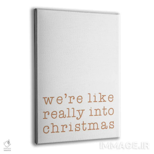 تابلو دکوراتیو واقعا عاشق کریسمس اثر اورارا استودیو - نمای پرسپکتیو محصول