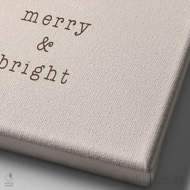 تابلو مینیمال شاد و روشن اثر اورارا استودیو - نمای نزدیک بافت بوم