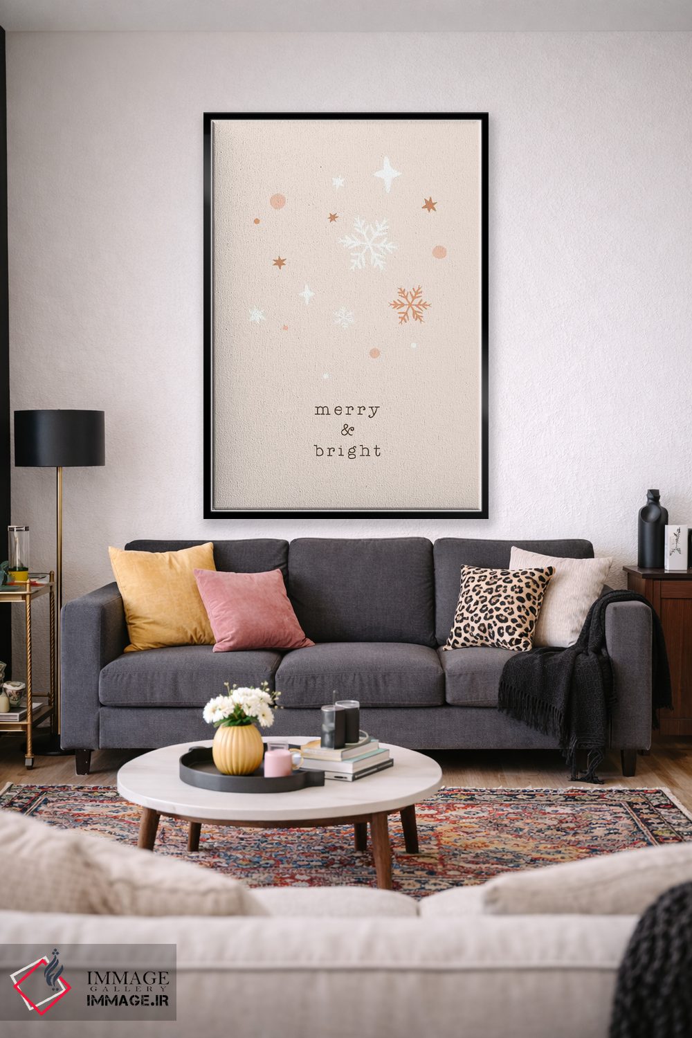 تابلو مینیمال شاد و روشن اثر اورارا استودیو - D2B