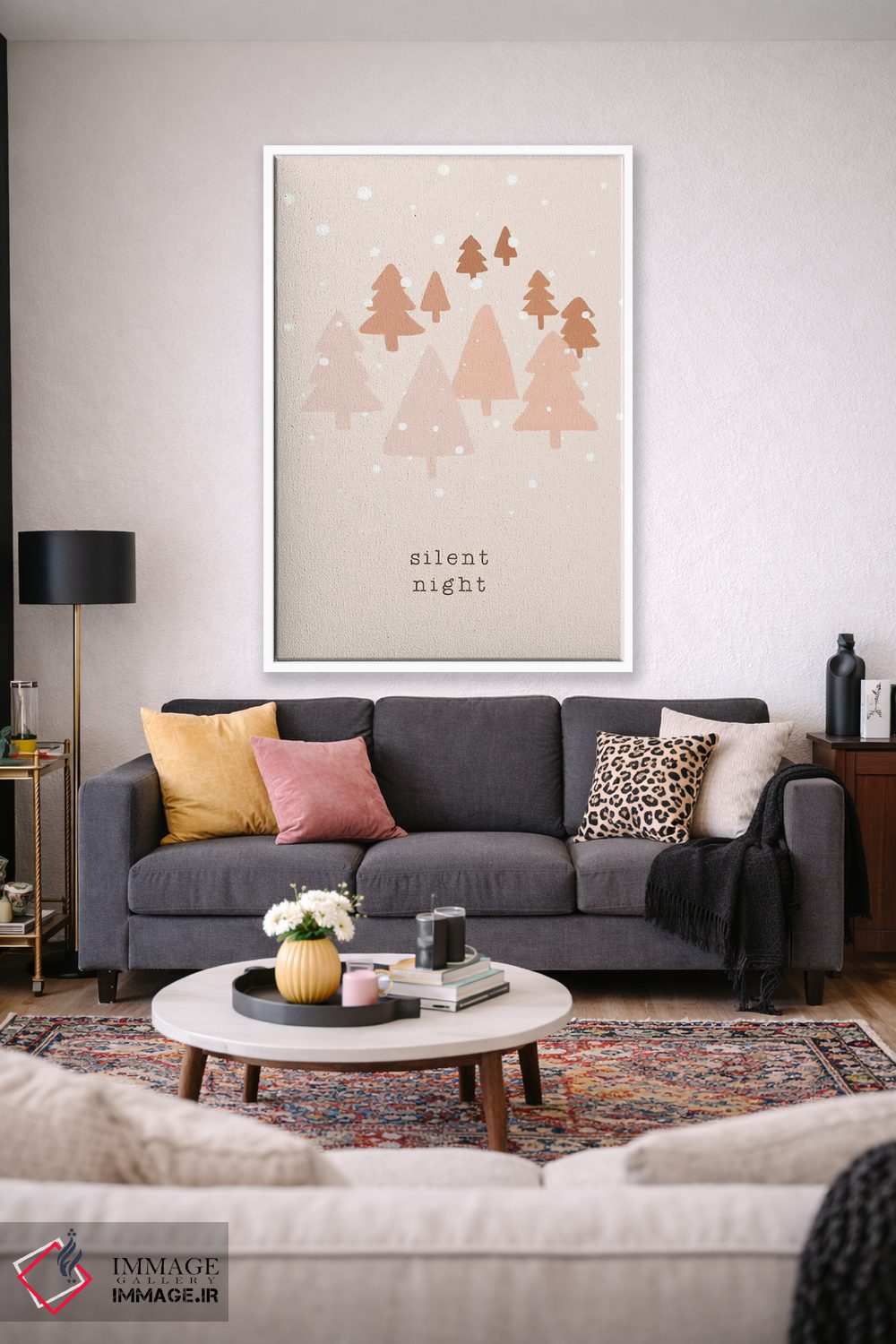 تابلو مینیمال شب ساکت اثر اورارا استودیو - D1W