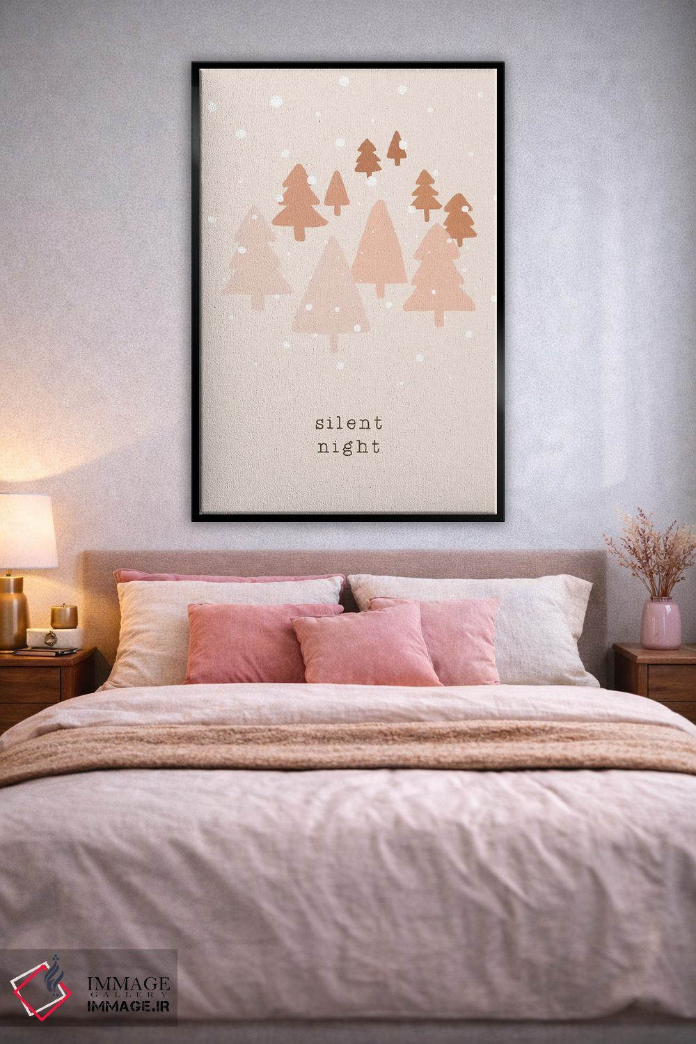 تابلو مینیمال شب ساکت اثر اورارا استودیو - D2B