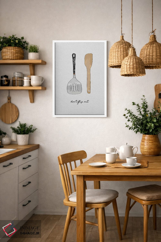 تابلو مینیمال دیوانه نشو اثر اورارا استودیو - D3W