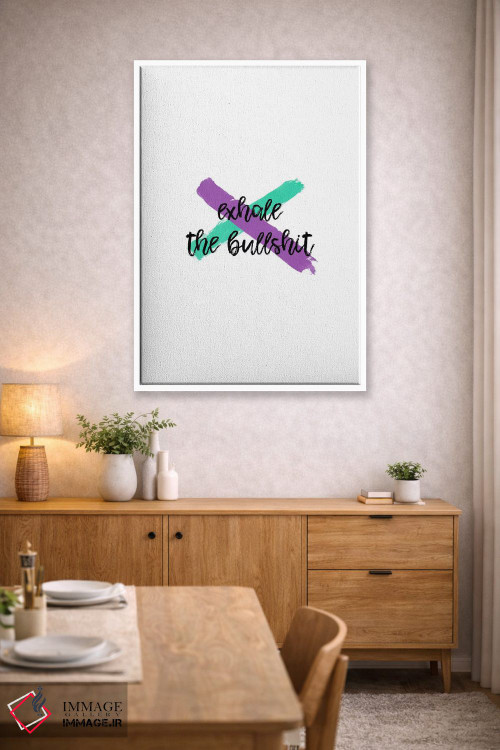 تابلو مینیمال بازدم گاو اثر اورارا استودیو - D5W