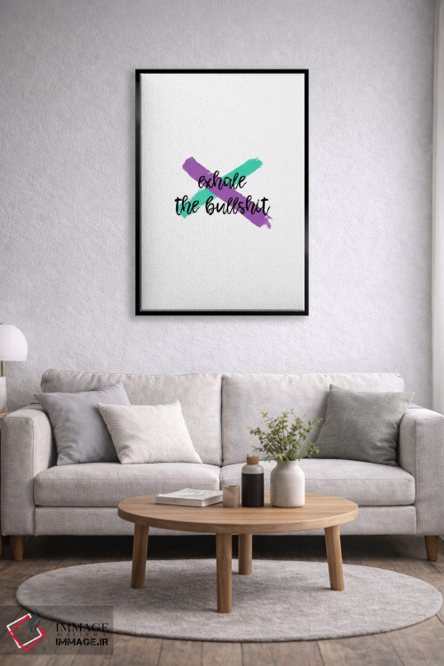 تابلو مینیمال بازدم گاو اثر اورارا استودیو - D6B