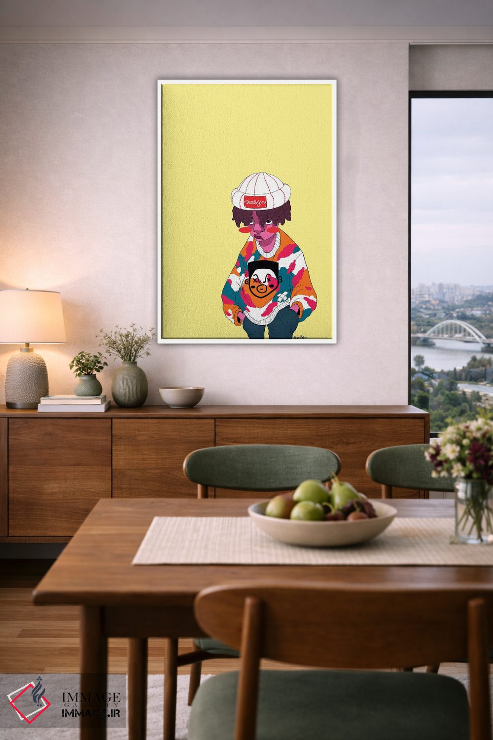 تابلو دکوراتیو "طرح اولیه چهارم" اثر جردن بست - D5W