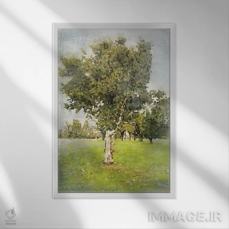 تابلو دکوراتیو پیاده روی بهاری II اثر ایرنا اورلوف - نمای قابدار سفید