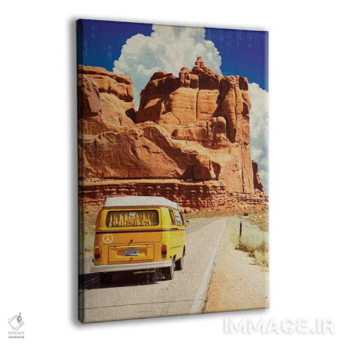 تابلو دکوراتیو گردش در آریزونا اثر اولد رد تراک - نمای پرسپکتیو محصول