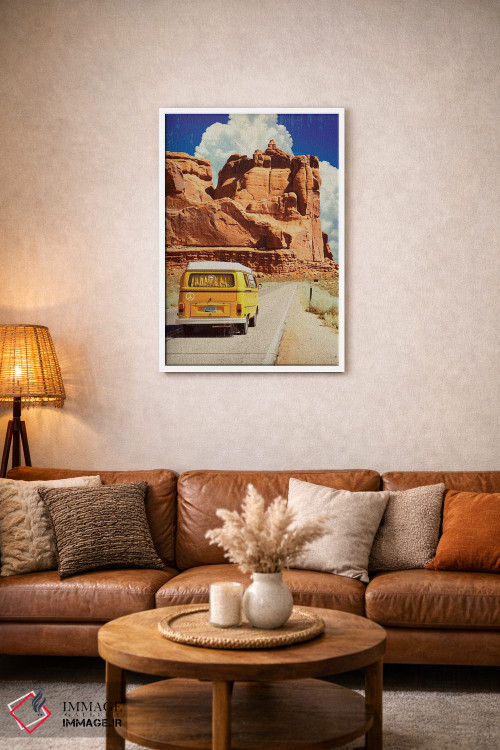 تابلو دکوراتیو گردش در آریزونا اثر اولد رد تراک - D1W