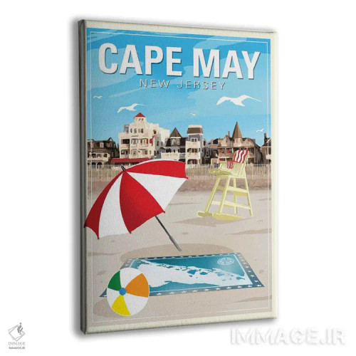 تابلو دکوراتیو کیپ می اثر اولد رد تراک - نمای پرسپکتیو محصول