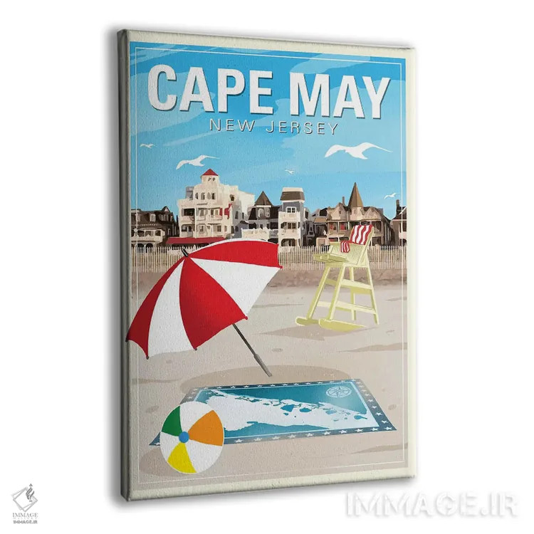 تابلو دکوراتیو کیپ می اثر اولد رد تراک - نمای پرسپکتیو محصول