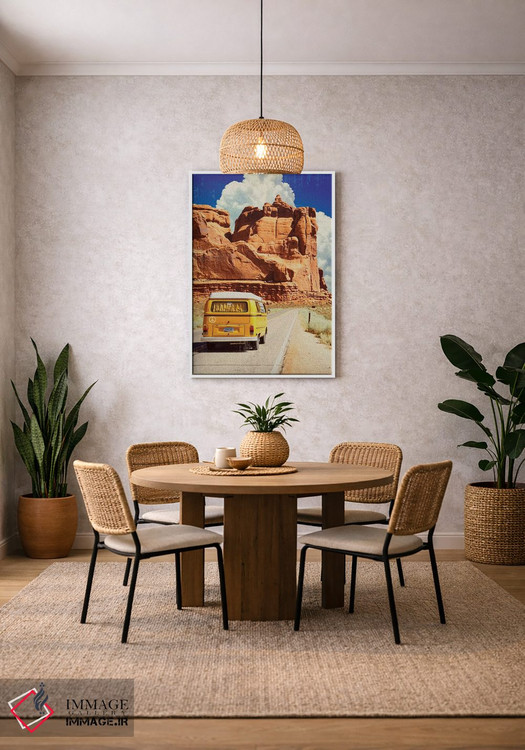 تابلو دکوراتیو گردش در آریزونا اثر اولد رد تراک - D2W