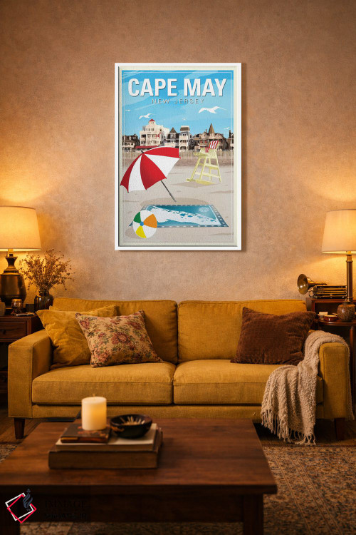 تابلو دکوراتیو کیپ می اثر اولد رد تراک - D3W