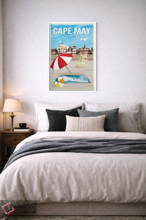 تابلو دکوراتیو کیپ می اثر اولد رد تراک - D5W