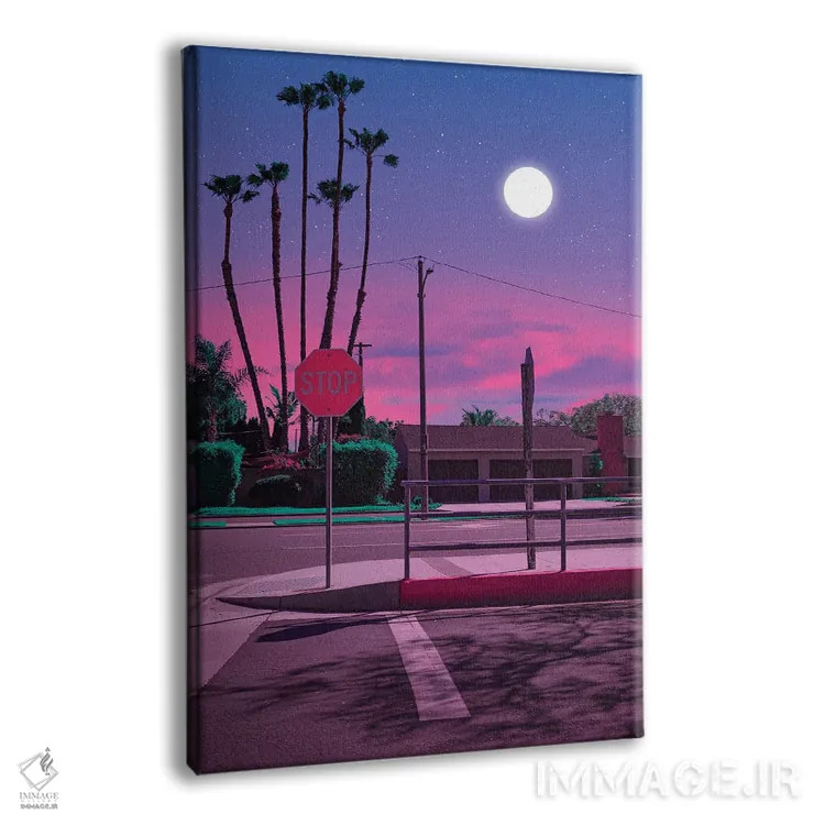 تابلو دکوراتیو ساعت ۷:۴۵ عصر اثر دانر اوروزکو - نمای پرسپکتیو محصول