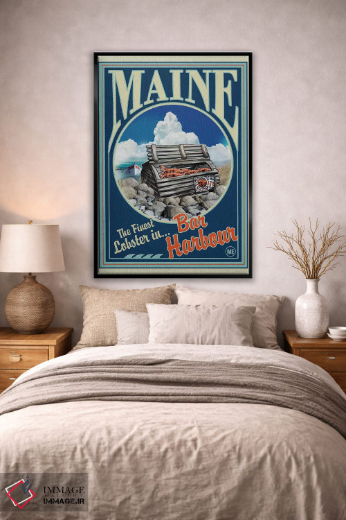 تابلو دکوراتیو بار هاربر، خرچنگ مین اثر اولد رد تراک - D1B