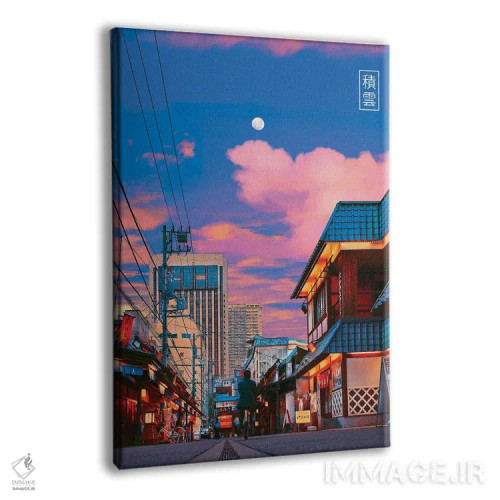 تابلو دکوراتیو ابر کومولوس در ژاپن دوم اثر دانر اوروزکو - نمای پرسپکتیو محصول