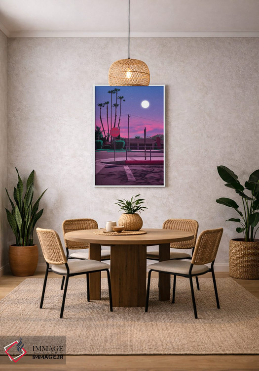 تابلو دکوراتیو ساعت ۷:۴۵ عصر اثر دانر اوروزکو - D2W