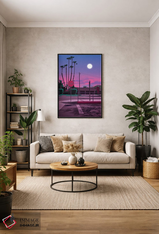 تابلو دکوراتیو ساعت ۷:۴۵ عصر اثر دانر اوروزکو - D1B