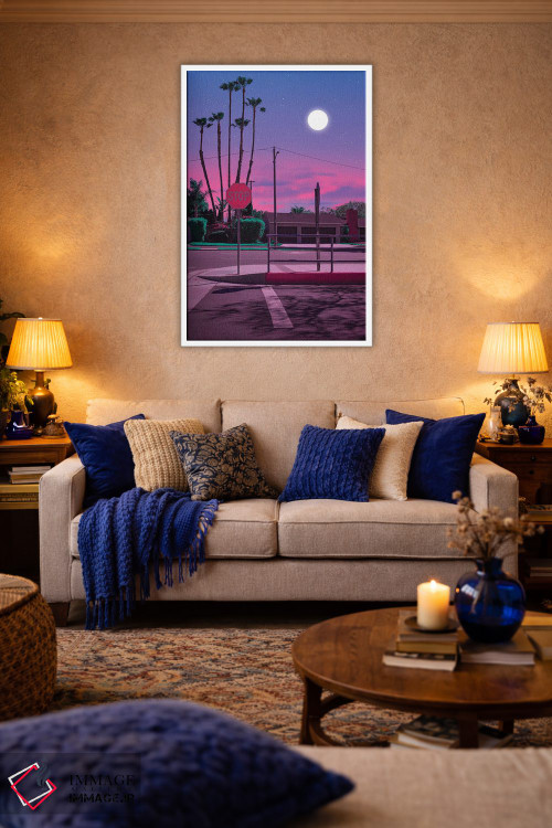 تابلو دکوراتیو ساعت ۷:۴۵ عصر اثر دانر اوروزکو - D3W