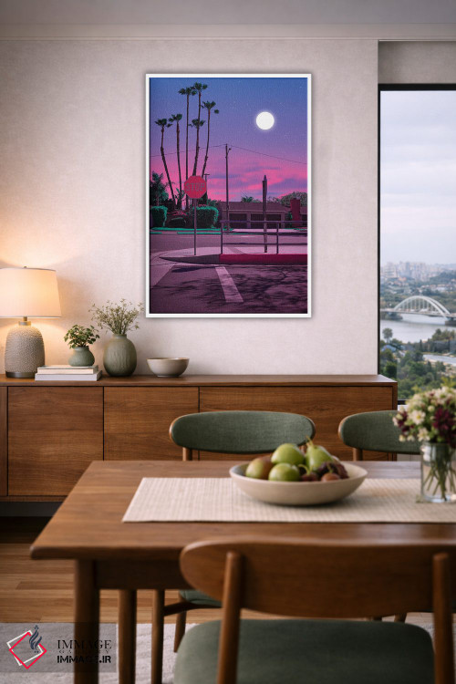 تابلو دکوراتیو ساعت ۷:۴۵ عصر اثر دانر اوروزکو - D6W