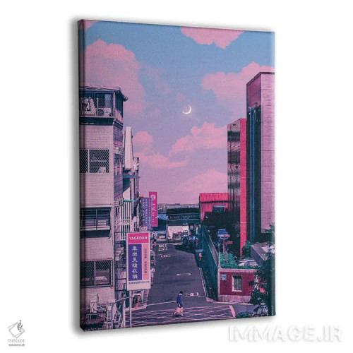 تابلو دکوراتیو انیمه در برابر واقعیت سوم اثر دانر اوروزکو - نمای پرسپکتیو محصول