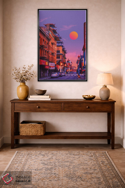 تابلو دکوراتیو محله چینی ها سوم اثر دانر اوروزکو - D3B