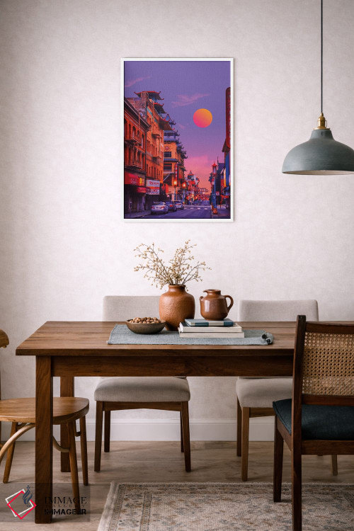 تابلو دکوراتیو محله چینی ها سوم اثر دانر اوروزکو - D6W