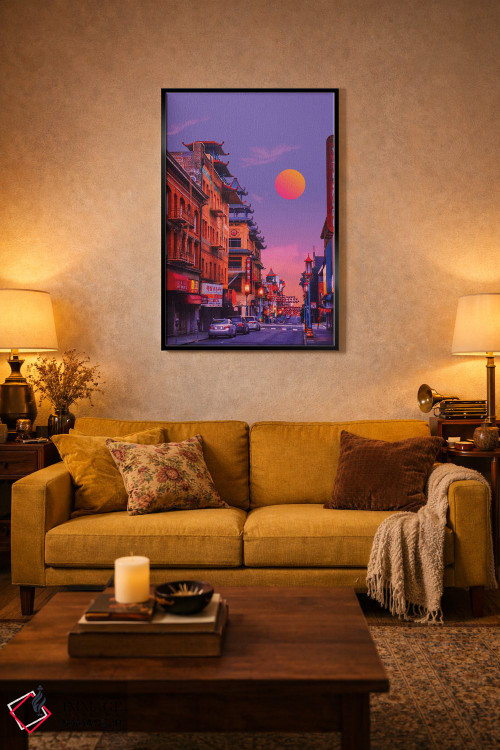 تابلو دکوراتیو محله چینی ها سوم اثر دانر اوروزکو - D5B