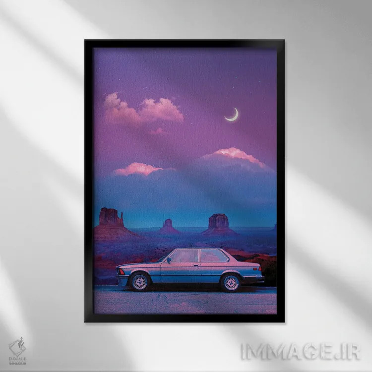 تابلو دکوراتیو خواب دیدن سوم اثر دانر اوروزکو - نمای قابدار مشکی