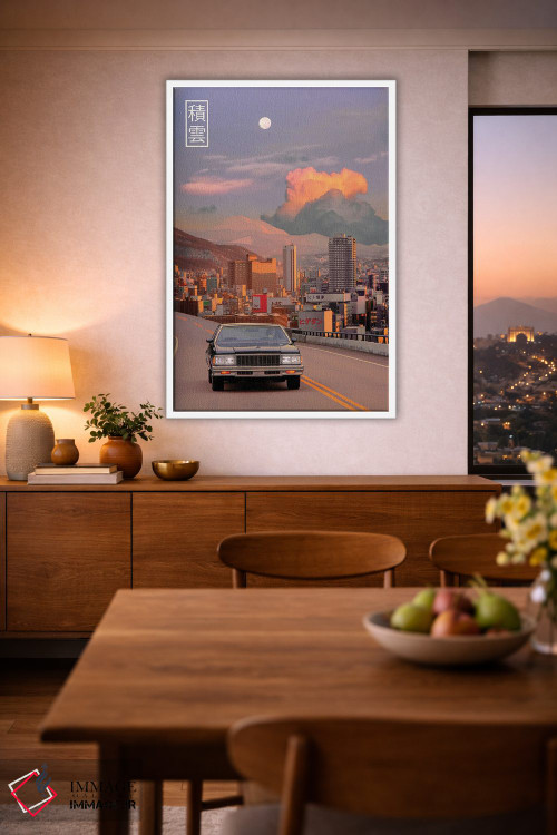 تابلو دکوراتیو ابر کومولوس در ژاپن اول اثر دانر اوروزکو - D2W