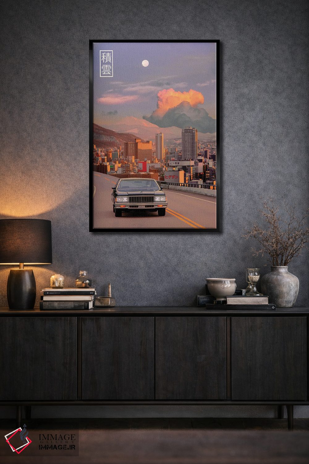 تابلو دکوراتیو ابر کومولوس در ژاپن اول اثر دانر اوروزکو - D3B