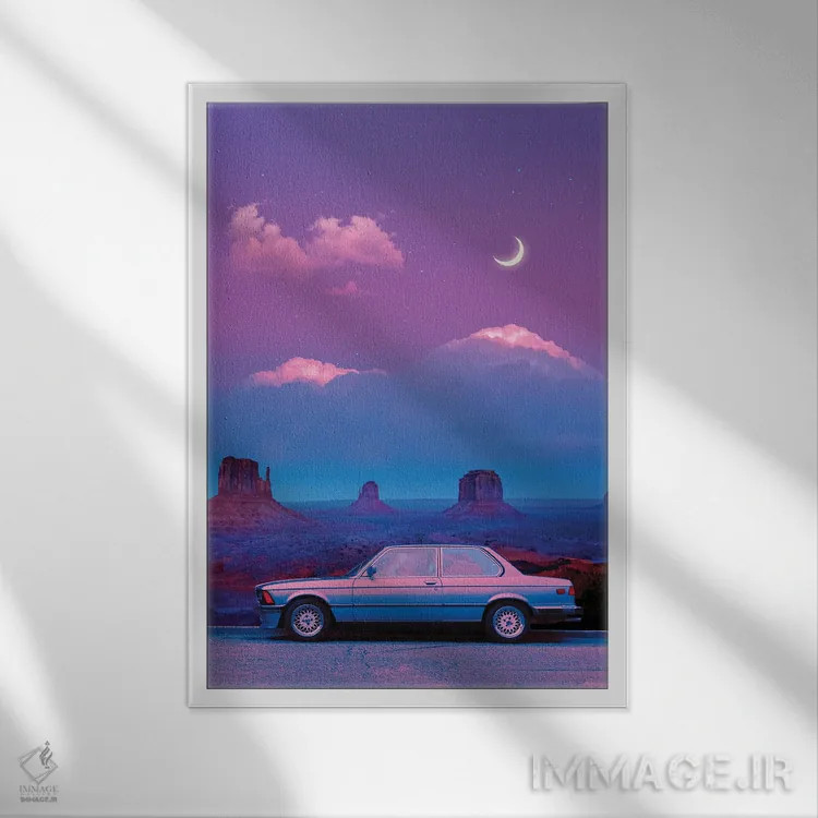 تابلو دکوراتیو خواب دیدن سوم اثر دانر اوروزکو - نمای قابدار سفید