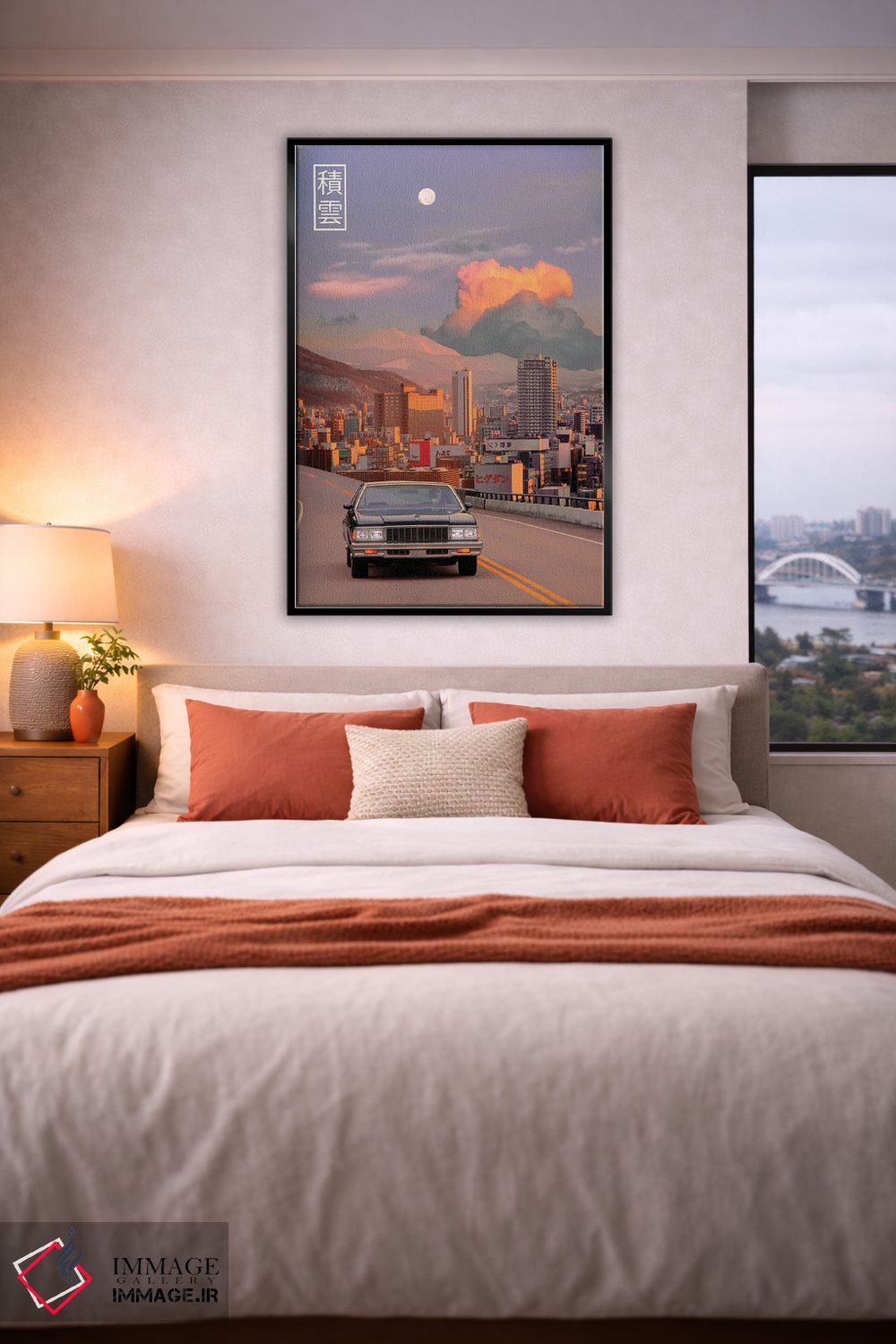 تابلو دکوراتیو ابر کومولوس در ژاپن اول اثر دانر اوروزکو - D6B