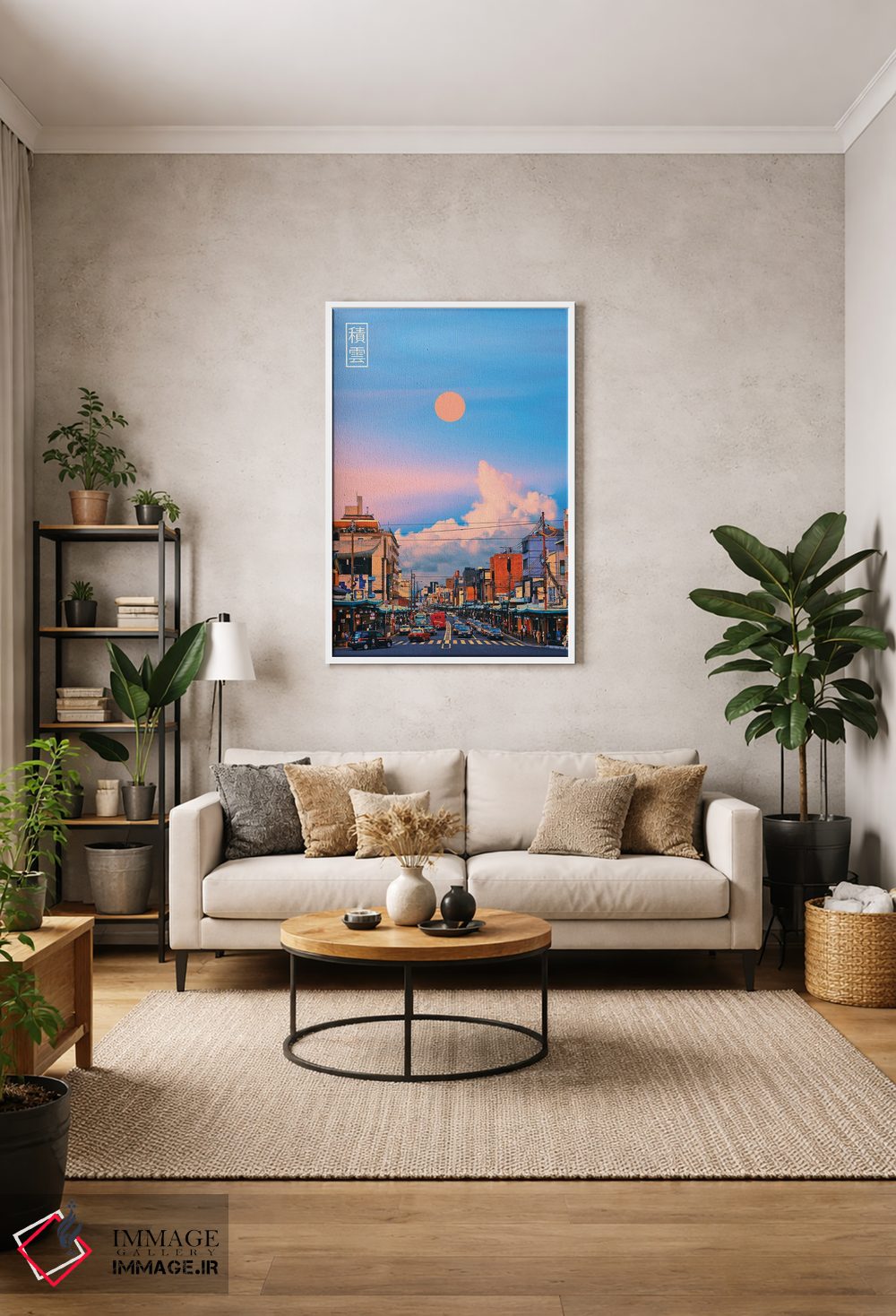 تابلو دکوراتیو ابر کومولوس در ژاپن چهارم اثر دانر اوروزکو - D1W