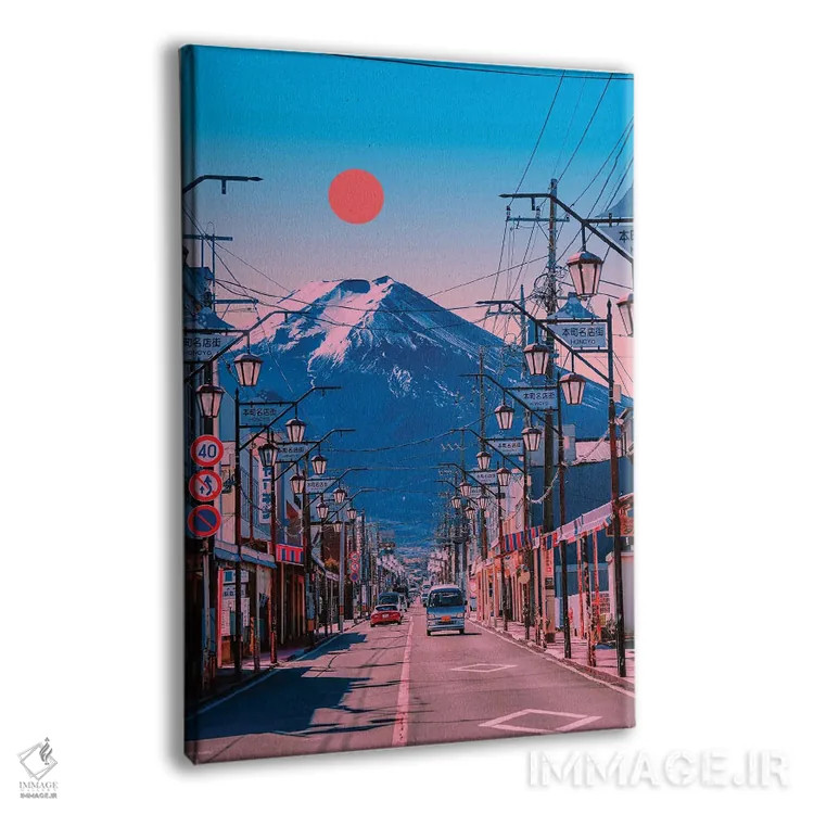 تابلو دکوراتیو فوجی اول اثر دانر اوروزکو - نمای پرسپکتیو محصول