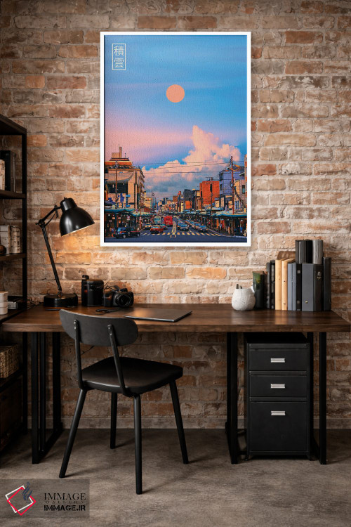 تابلو دکوراتیو ابر کومولوس در ژاپن چهارم اثر دانر اوروزکو - D3W