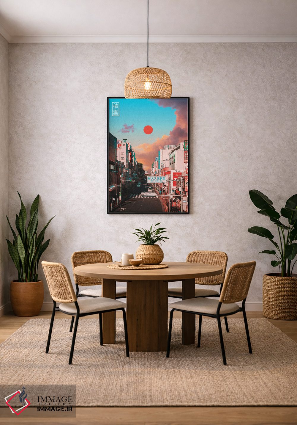 تابلو دکوراتیو ابر کومولوس در ژاپن پنجم اثر دانر اوروزکو - D2B