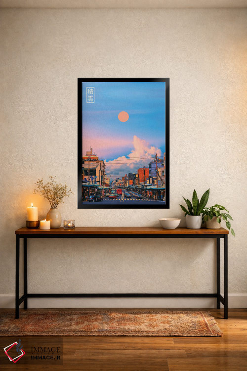 تابلو دکوراتیو ابر کومولوس در ژاپن چهارم اثر دانر اوروزکو - D6B