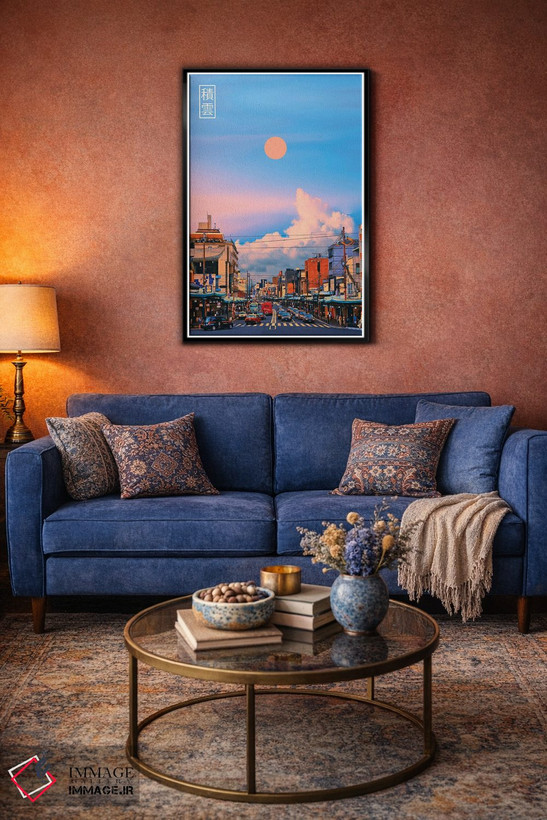 تابلو دکوراتیو ابر کومولوس در ژاپن چهارم اثر دانر اوروزکو - D5B