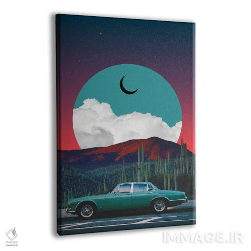 تابلو دکوراتیو جگوار اثر دانر اوروزکو - نمای پرسپکتیو محصول