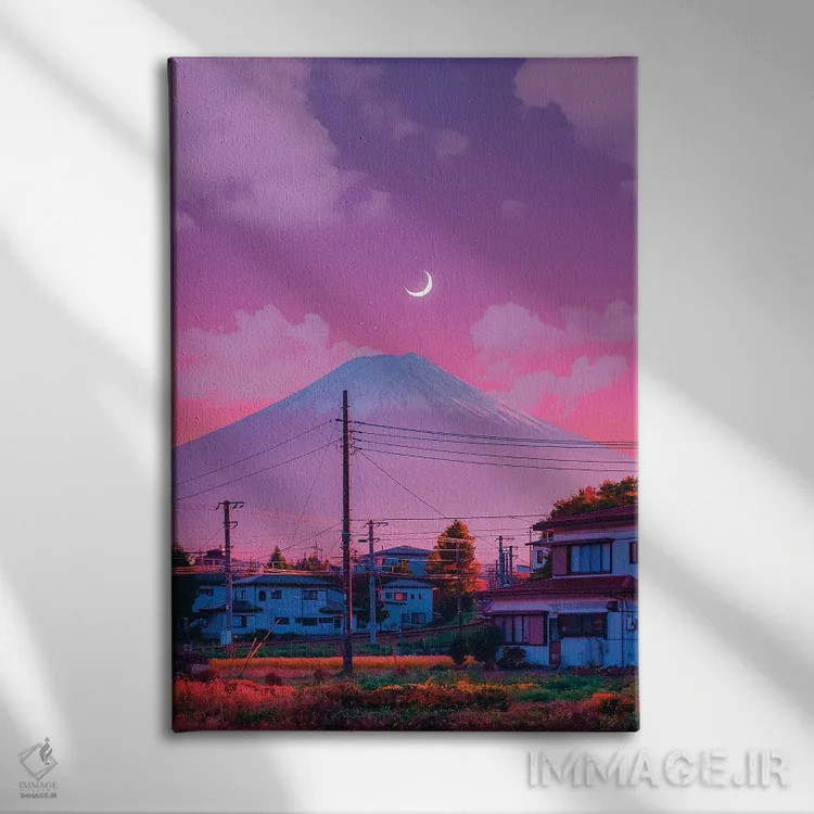 تابلو دکوراتیو فوجی دوم اثر دانر اوروزکو - نمای روبهرو روی دیوار