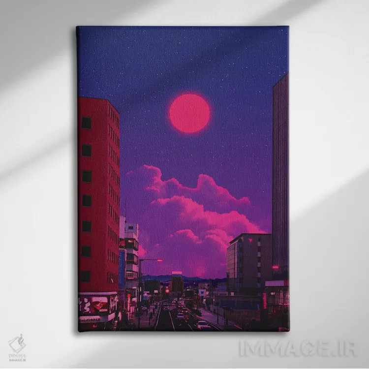 تابلو دکوراتیو شب های جادویی اثر دانر اوروزکو - نمای روبهرو روی دیوار