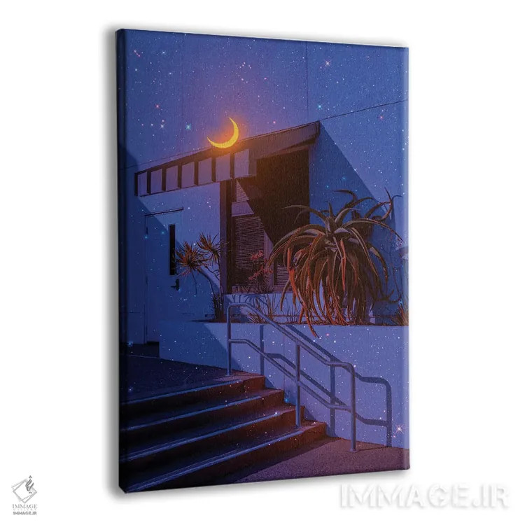تابلو دکوراتیو نور ماه دوم اثر دانر اوروزکو - نمای پرسپکتیو محصول